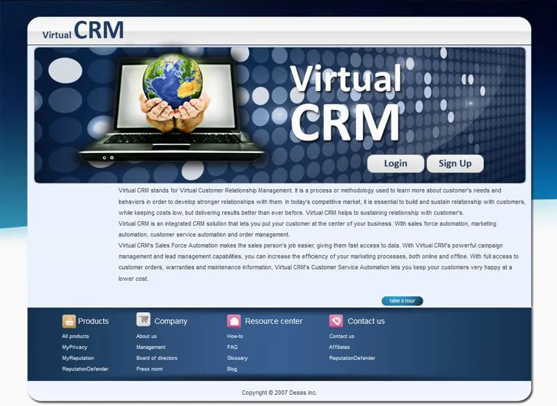 Virtual-CRM-technology-design-and-development-