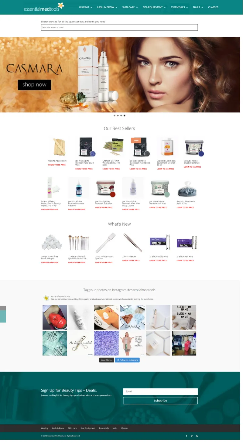 Beauty-and-spa-products-and-equipment-eCommerce-retail-website-Design-