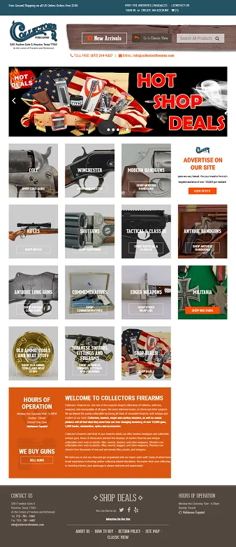 Firearms,-weapons-ecommerce-web-design-and-development-